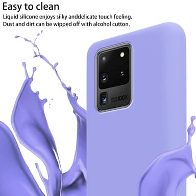 Samsung Galaxy S20 ULTRA Etui Cover Kæde (Lilla)