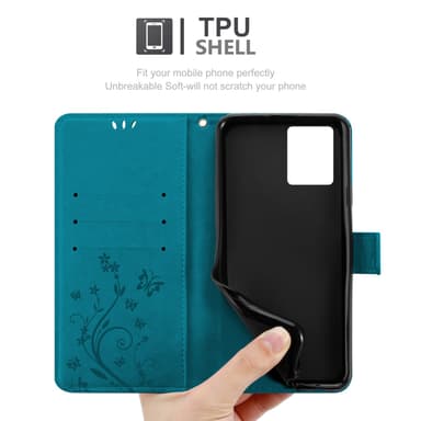 Realme 8 4G / 8 PRO Pungetui Cover Case (Blå)