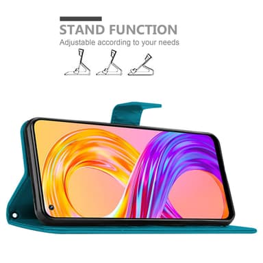 Realme 8 4G / 8 PRO Pungetui Cover Case (Blå)