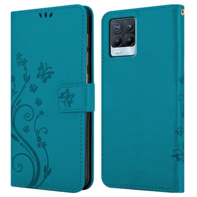 Realme 8 4G / 8 PRO Pungetui Cover Case (Blå)