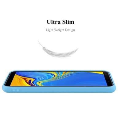 Cover Samsung Galaxy A7 2018 Etui Case (Blå)