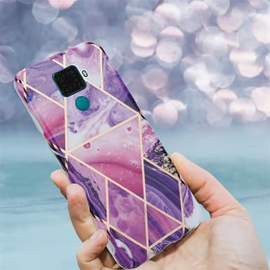 Huawei MATE 30 LITE Pungetui Cover Case (Lilla)