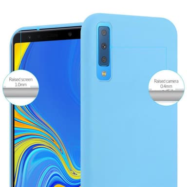 Cover Samsung Galaxy A7 2018 Etui Case (Blå)