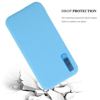 Cover Samsung Galaxy A7 2018 Etui Case (Blå)