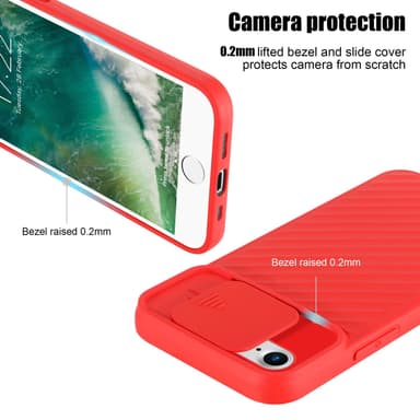 iPhone 7 / 7S / 8 / SE 2020 Cover Etui Case (Lyserød)