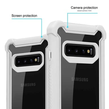 Samsung Galaxy S10 PLUS Etui Case Cover (Grå)