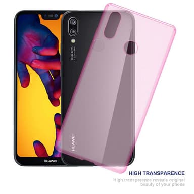 Huawei P20 LITE 2018 / NOVA 3E Cover TPU Etui (Lyserød)