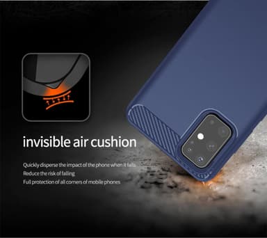 Samsung Galaxy S20 Cover TPU Etui (Blå)