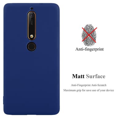 Cover Nokia 6.1 Etui Case (Blå)