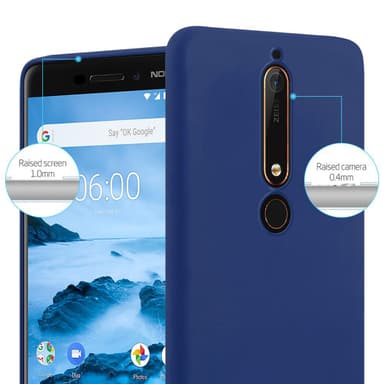 Cover Nokia 6.1 Etui Case (Blå)