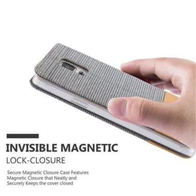 Samsung Galaxy NOTE 4 Pungetui Cover Case (Grå)