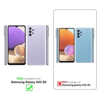 Cover Samsung Galaxy A32 5G Etui Case (Lyserød)