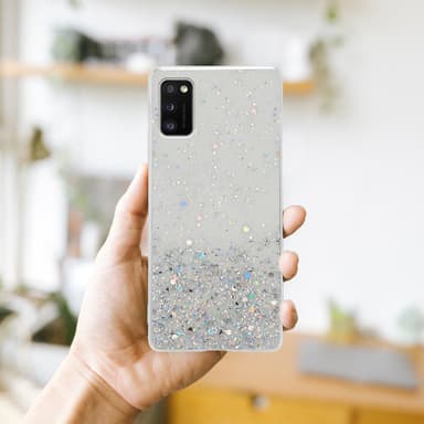 Samsung Galaxy A41 Cover Etui Case (Gennemsigtig)