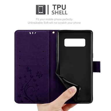 Samsung Galaxy NOTE 8 Pungetui Cover Case (Lilla)
