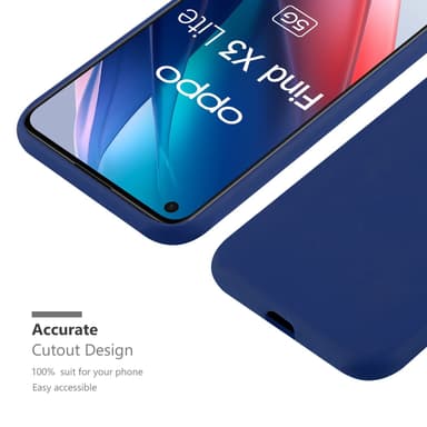 Cover Oppo FIND X3 LITE Etui Case (Blå)