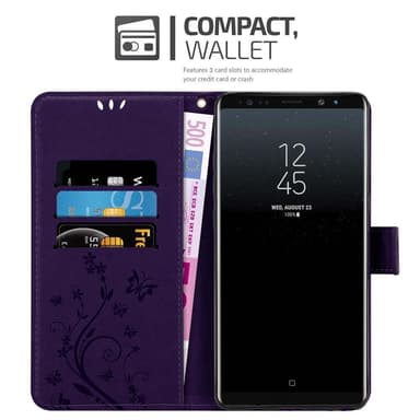 Samsung Galaxy NOTE 8 Pungetui Cover Case (Lilla)