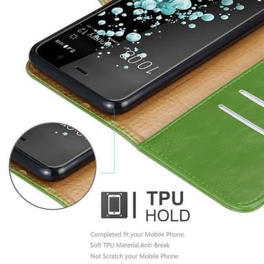 Cover HTC U PLAY Etui Case (Grøn)
