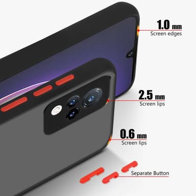 Vivo V21 4G / 5G Etui Case Cover (Sort)