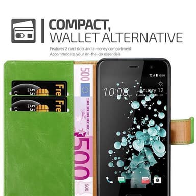 Cover HTC U PLAY Etui Case (Grøn)
