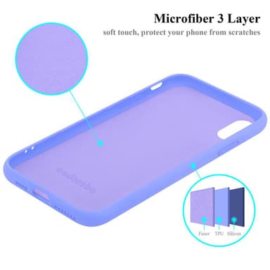 iPhone XS MAX Cover Etui Case (Lilla)