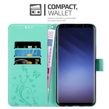 Samsung Galaxy S9 PLUS Pungetui Cover Case (Turkis)