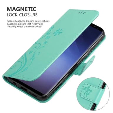 Samsung Galaxy S9 PLUS Pungetui Cover Case (Turkis)