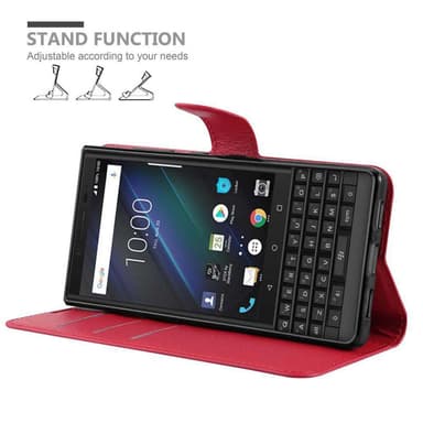 Pungetui Blackberry KEY 2 LE Cover Case (Rød)