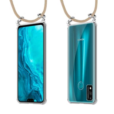 Etui Honor 9X LITE Cover Kæde (Brun)
