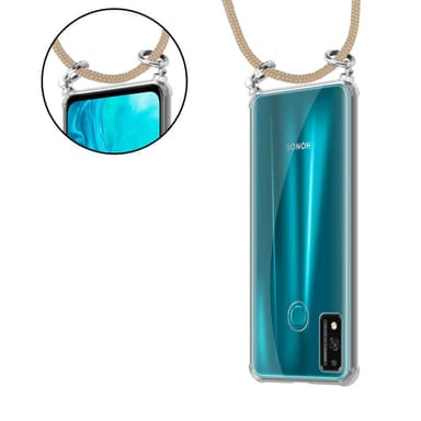 Etui Honor 9X LITE Cover Kæde (Brun)