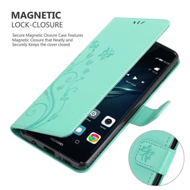 Huawei P9 Pungetui Cover Case (Turkis)