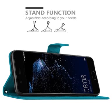Huawei P10 PLUS Pungetui Cover Case (Blå)