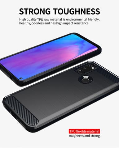 Samsung Galaxy M51 Cover TPU Etui (Sort)