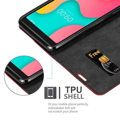 WIKO Y60 Cover Etui Case (Rød)