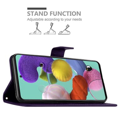 Samsung Galaxy A51 5G Pungetui Cover Case (Lilla)
