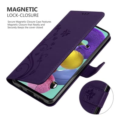 Samsung Galaxy A51 5G Pungetui Cover Case (Lilla)