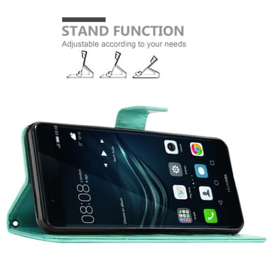 Huawei P9 Pungetui Cover Case (Turkis)