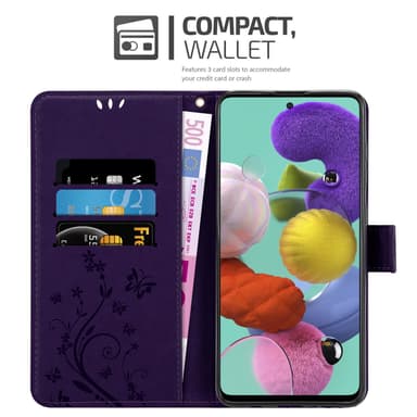 Samsung Galaxy A51 5G Pungetui Cover Case (Lilla)