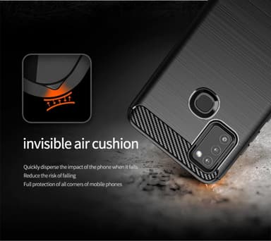 Samsung Galaxy M51 Cover TPU Etui (Sort)