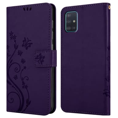 Samsung Galaxy A51 5G Pungetui Cover Case (Lilla)