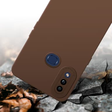Samsung Galaxy A10s / M01s Cover Etui Case (Brun)