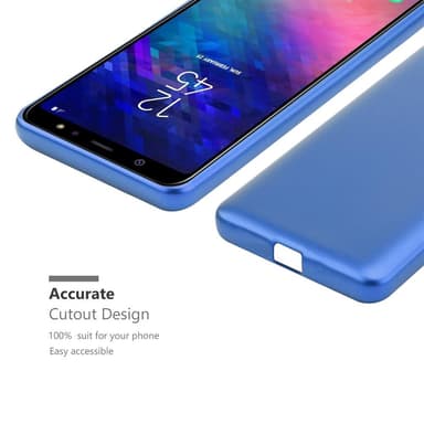 Samsung Galaxy A6 2018 Cover Etui Case (Blå)