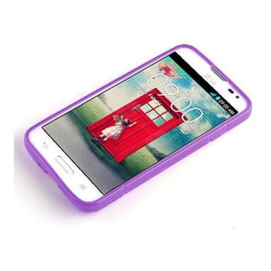 LG L70 (1. SIM) Etui Case Cover (Lilla)