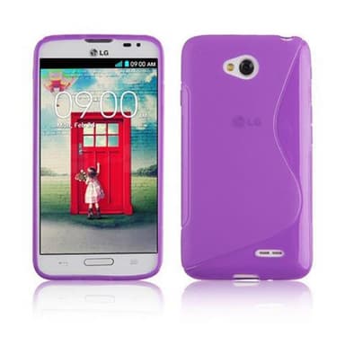 LG L70 (1. SIM) Etui Case Cover (Lilla)