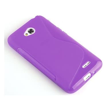 LG L70 (1. SIM) Etui Case Cover (Lilla)