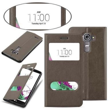 Pungetui LG G4 / G4 PLUS Cover Case (Brun)