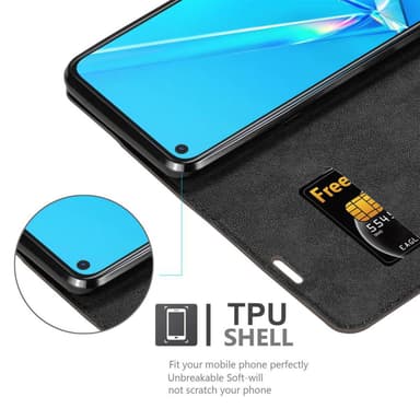 Oppo A92 Cover Etui Case (Brun)