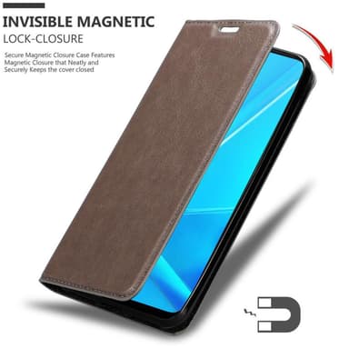 Oppo A92 Cover Etui Case (Brun)