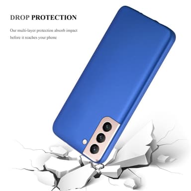 Samsung Galaxy S21 5G Cover Etui Case (Blå)