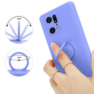 Oppo FIND X5 PRO Cover Etui Case (Lilla)