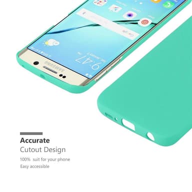 Samsung Galaxy S6 EDGE Cover Etui Case (Grøn)